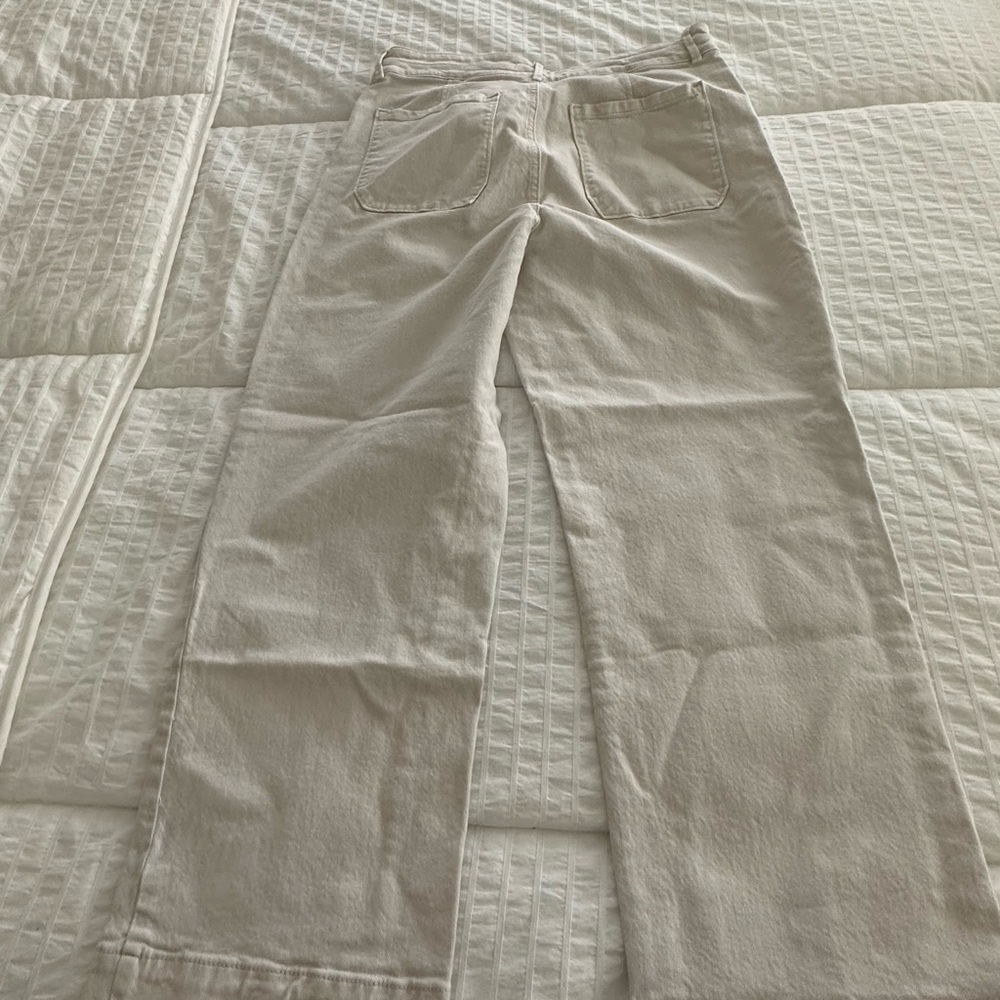 High Waisted Ann Taylor White Denim Jeans